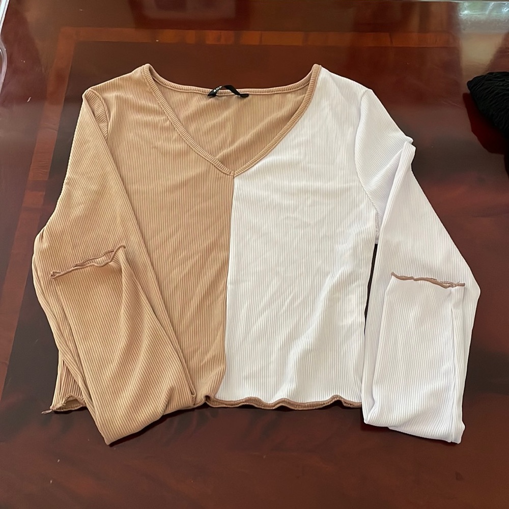 Color block long sleeve